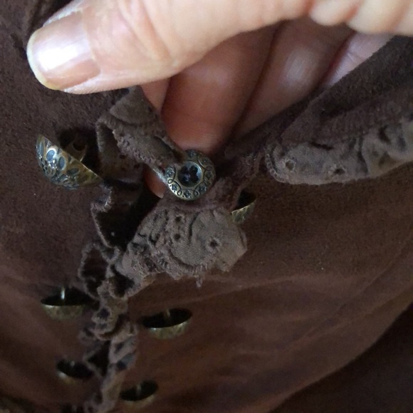 Size medium Anne Giorgio brown steampunk jacket - Picture 7 of 8